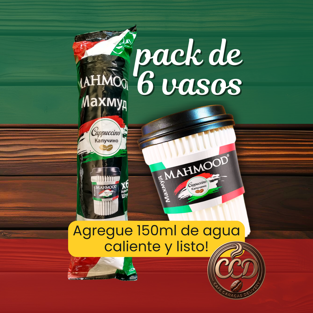 Capuchino en Vaso pack de 6 vasos