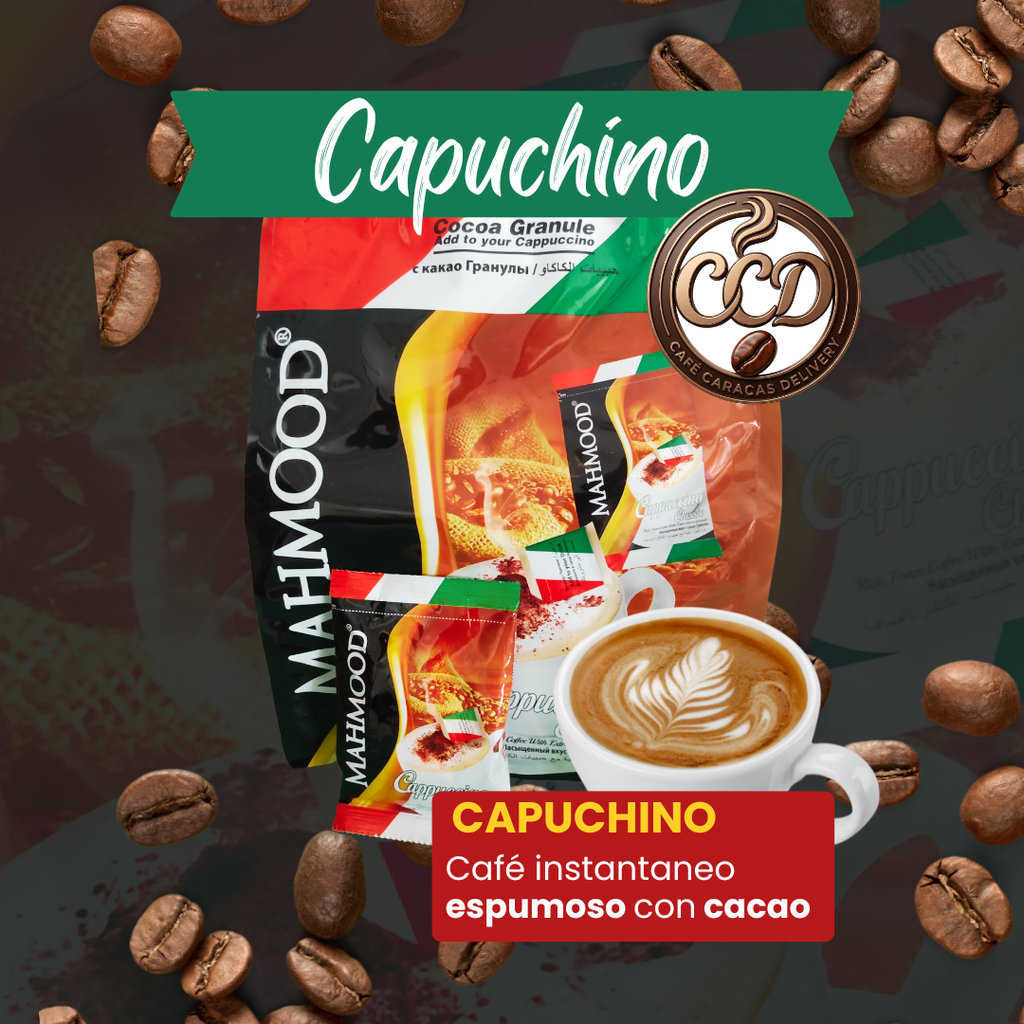 Capuchino Moka Mahmood con cacao extra bolsa 20 sobres