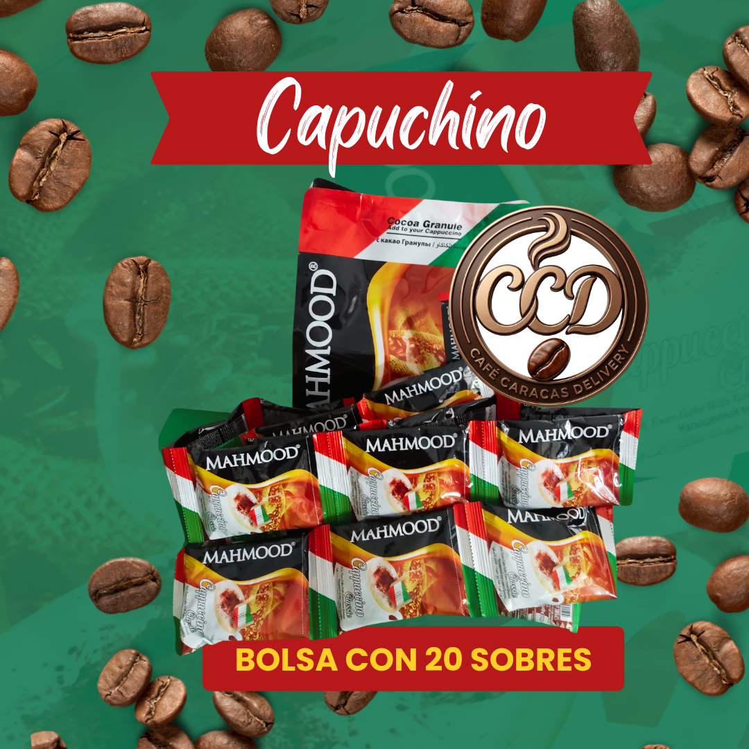 Capuchino Moka Mahmood con cacao extra bolsa 20 sobres