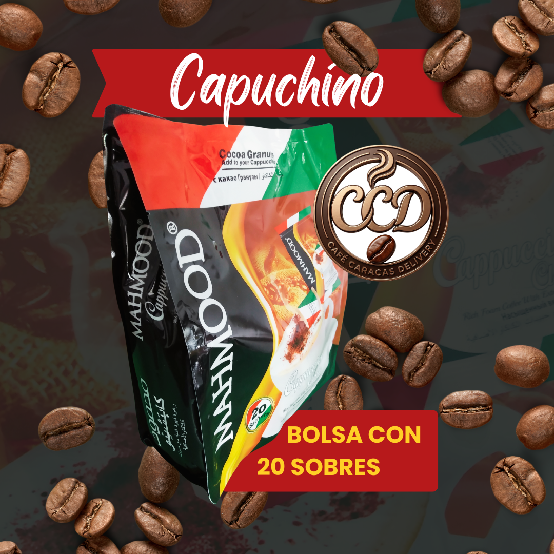 Capuchino Moka Mahmood con cacao extra bolsa 20 sobres