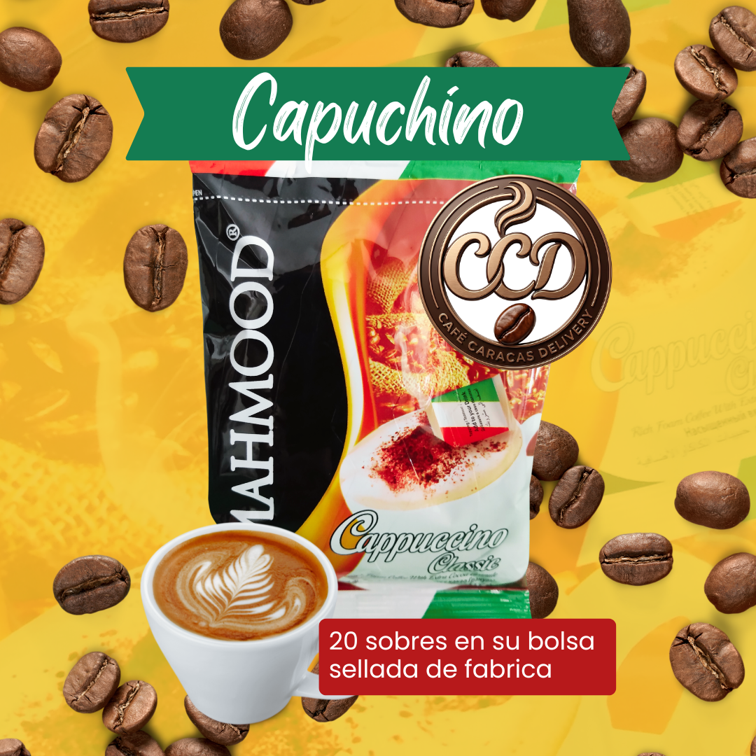 Capuchino Moka Mahmood con cacao extra bolsa 20 sobres